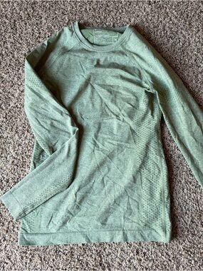 Figs Long Sleeve underscrub - Sage Green
